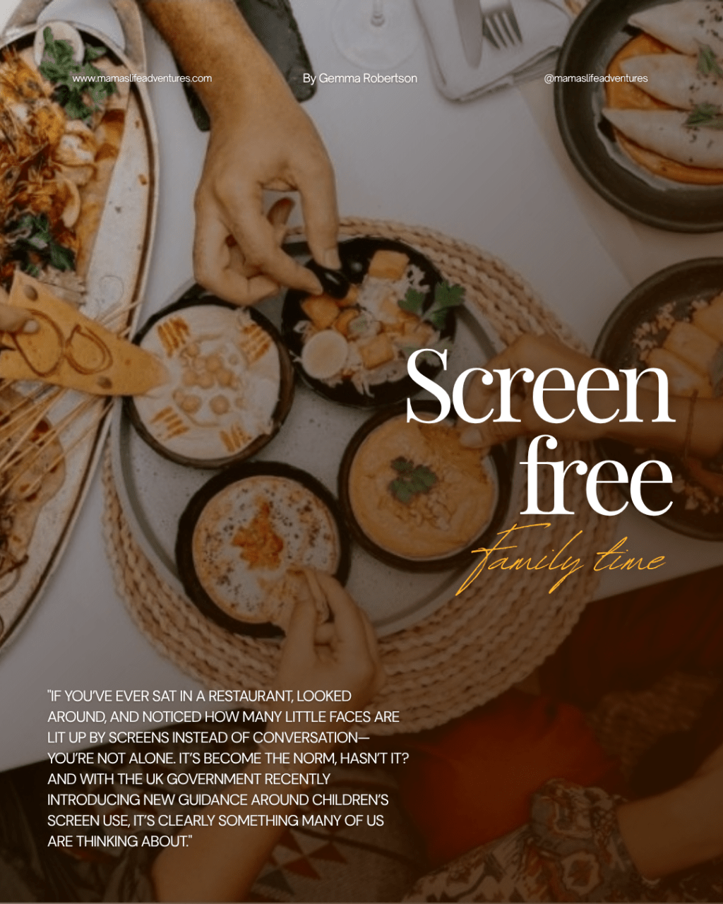 Screen free – Family&nbsp;time