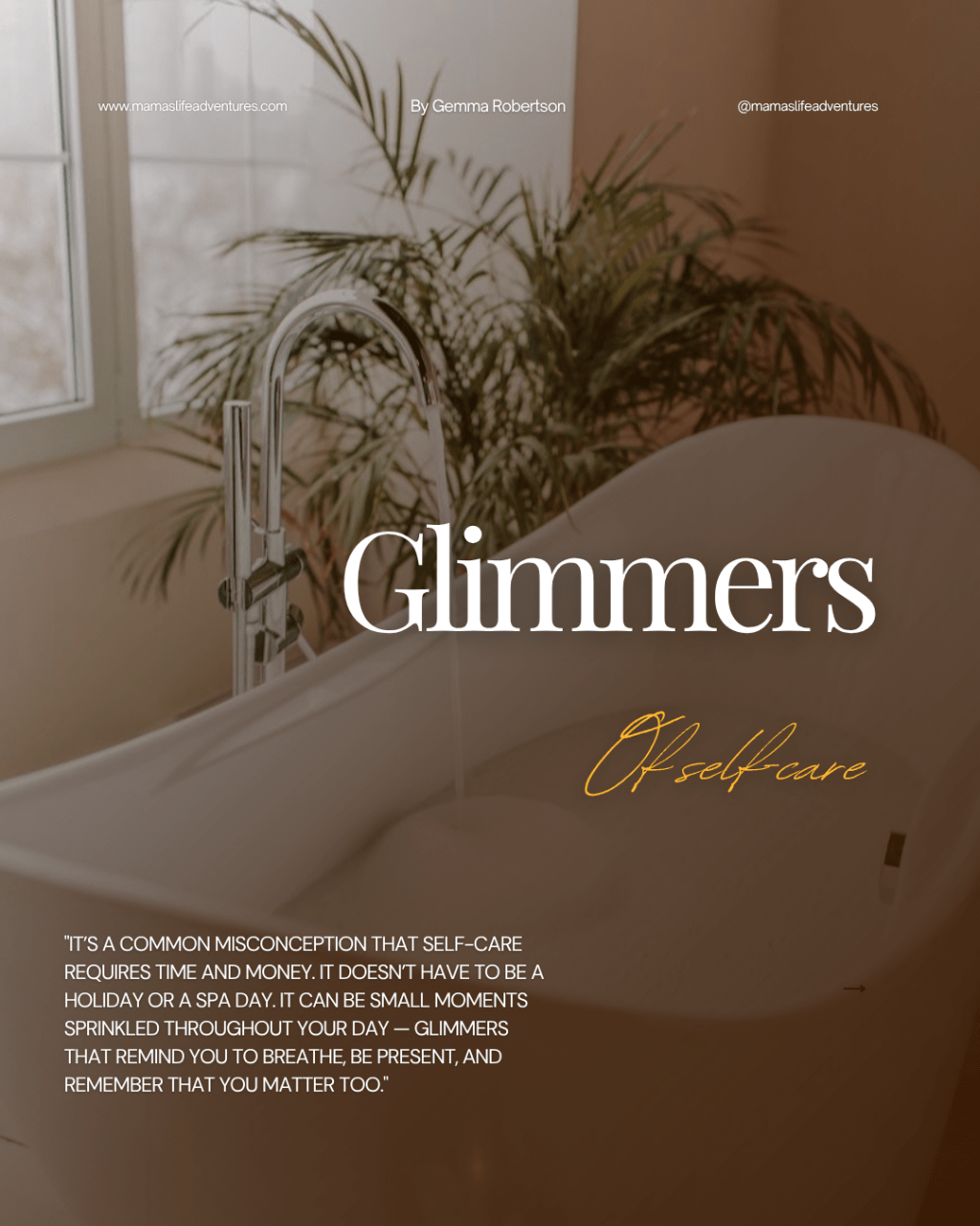 Glimmers of Self-Care