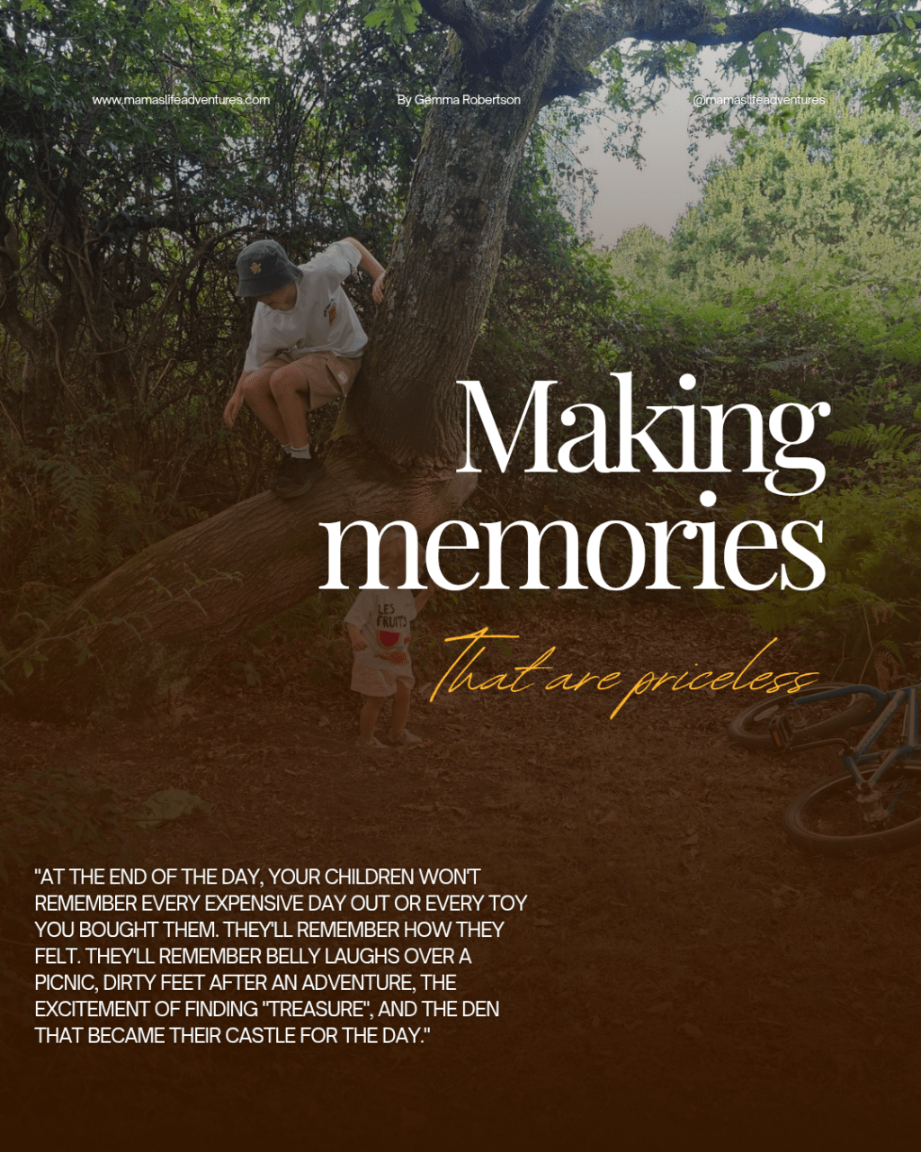 Making memories – That are priceless
